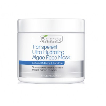 BIELENDA TRANSPARENTNA ULTRANAWILŻAJĄCA MASKA ALGOWA DO TWARZY 190g